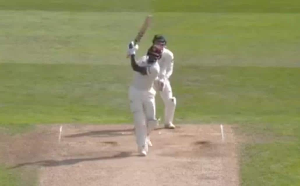 Sudharsan completes his century with a six [x]
